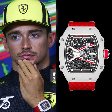 charles leclerc richard mille|charles leclerc watch collection.